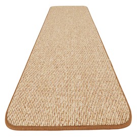 House, Home and More Skid-Resistant Carpet Runner - Praline Brown - 6 Feet X 36 Inches