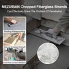 Fiberglass for Concrete, 3/4" Length,2.5 Lb, AR-Glass Chopped Strand Fiberglass