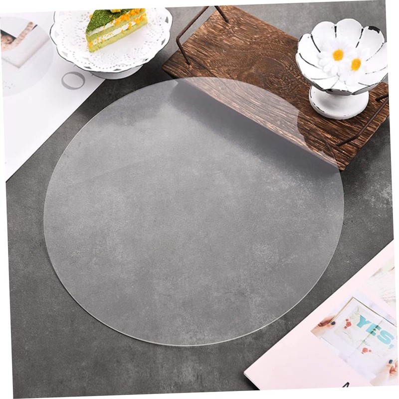 jojofuny Transparent Acrylic Round Disc Clear Acrylic Sheet for DIY