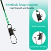 QISHUO High Strength Fishing Leader Freshwater Stainless Steel Fishing Leaders