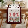 LOZULO Christmas Table Runner Red 40cm Wide 140cm Long Xmas