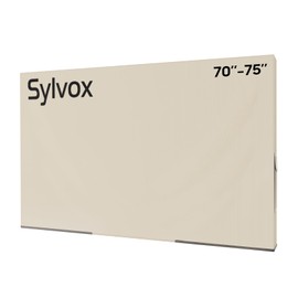 SYLVOX 70'' - 75'' TV Cover Weatherproof Outdoor TV Screen Cover, 600D Oxford fabric Waterproof Dustproof, and Moisture Resistant, with remote control pocket Suitable for outdoor TV protection