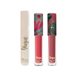 Set Máscara de pestañas 10 Aceites Naturales Negra + Labial Maleza + Labial Cometa