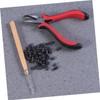 FOMIYES 3pcs Hair Extension Tool Kit Tool Kits for Hair