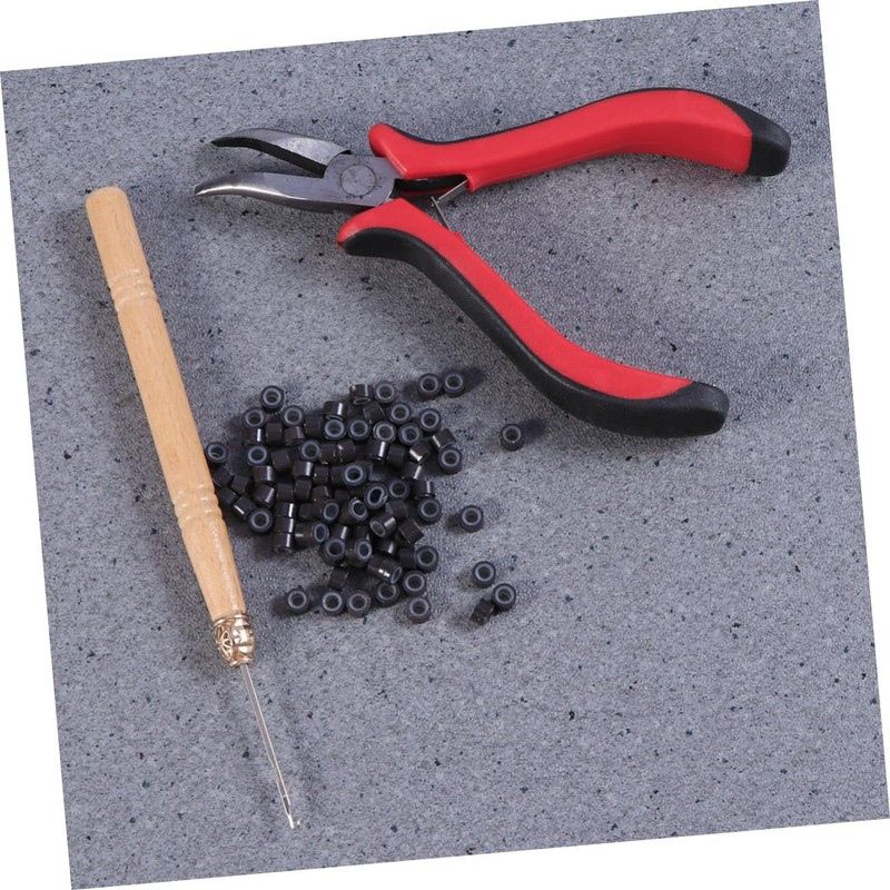 FOMIYES 3pcs Hair Extension Tool Kit Tool Kits for Hair