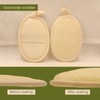Natural Loofah Exfoliating Body Scrubber Luffa Sponge Pads Lather Well