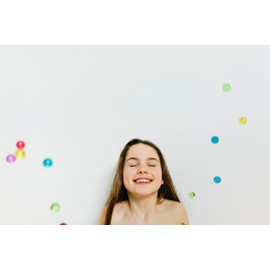 Isabelle Laurier - Set of 8 Bath Beads for Children and Adults - Bath Additives 97% Natural Ingredients - Coconut Fragrance