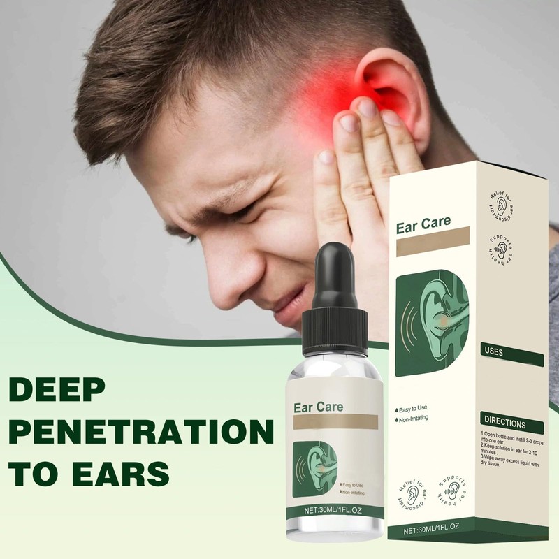 2PCS Ear Care Drops for Ringing Ears, Earwax Removal Serum,