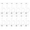 Adjustable Picture Rail Hanging System Square Hooks , 5 ft