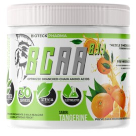 BIOTECKPHARMA | BCAAS 8:1:1 sabor tangerine 300 gr| Recovery| Energy| Aminos| Aminoacidos Bcaas| Post work| Pre work| Coca Leaf|