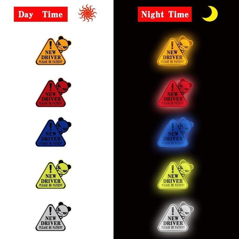 biinfu New Driver Sticker for Car, Funny Vehicle Sign Sticker