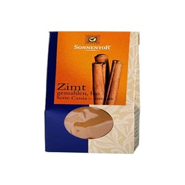 Sonnentor Cinnamon Ground (Cassia Variety), Pack of 1 (1 x 40 g) - Organic