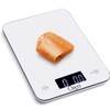 Ozeri Touch Professional Tempered Glass Digital Kitchen Scale, White