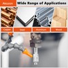 Akozon 5pcs M3-M8 Slotting Counterbore End Mill Cutter Solid Slot