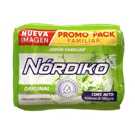 NORDIKO Original 4 Pack Jabón En Barra Frescura y Limpieza 100g