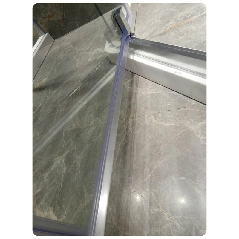 Cozylkx Frameless Glass Shower Door Sweep for 1/4" Glass, Bottom