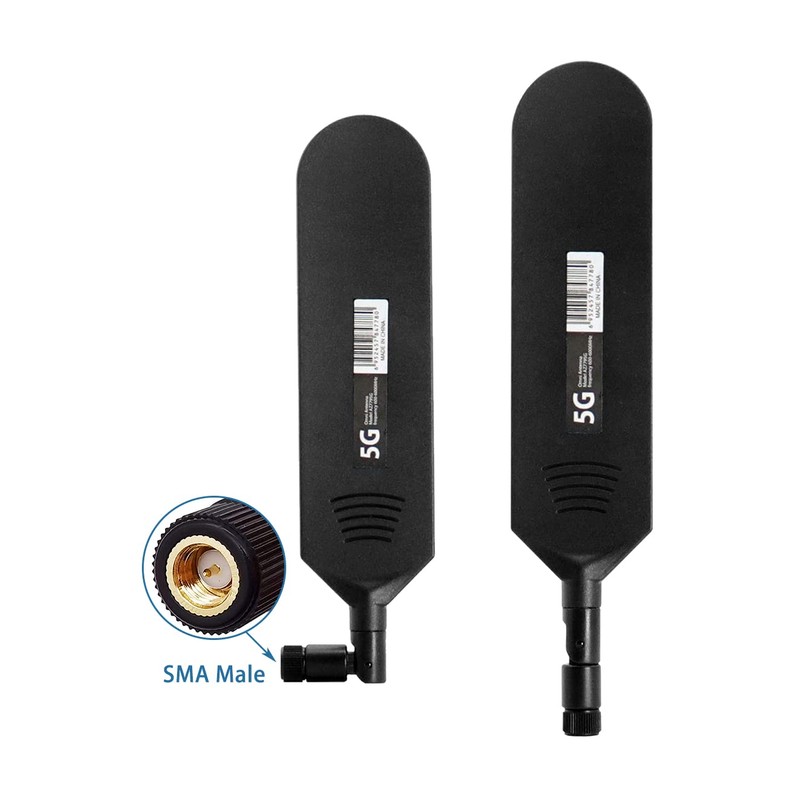 POBADY 4G LTE Antena SMA Conector Macho 42dBi 4G/5G Antena