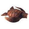 12" Hand Carved Wood Hawaiian Honu Sea Turtle - Large