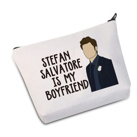Stefan Salvatore is My Boyfriend Vampire Inspired Gift Vampire Fans Gift Makeup Bag for Women Girls (Stefan Boyfriend B EU)