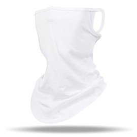 Goture Face Cover, White, UV Protection, Face Guard, Sun Protection, Neck Warmer, For Summer