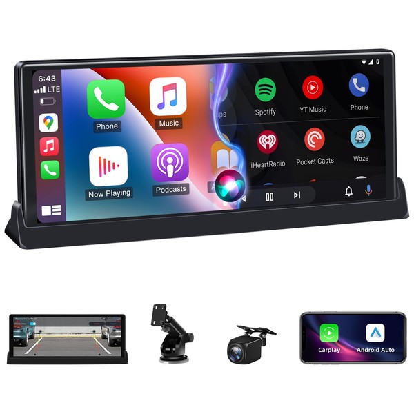 Jansite Carplay Screen for Car 9.26" Apple Caplay & Android