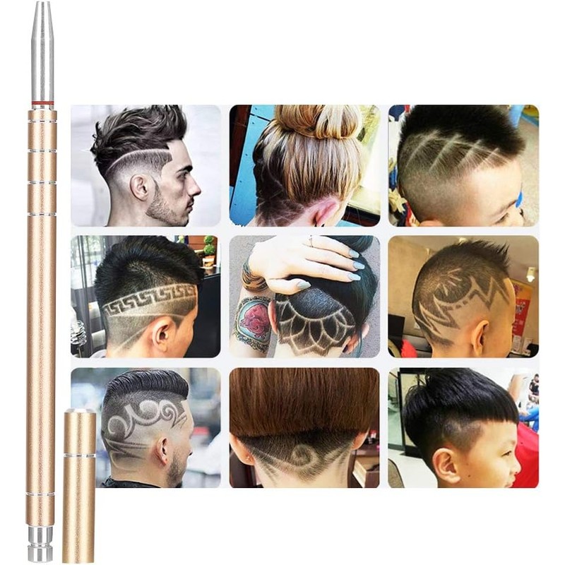 Pluma de Afeitar para Cejas, Herramienta para Peinar el Cabello,