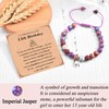 KORAS 13th Birthday Gifts for Girls, Heart Charm Beaded Bracelet