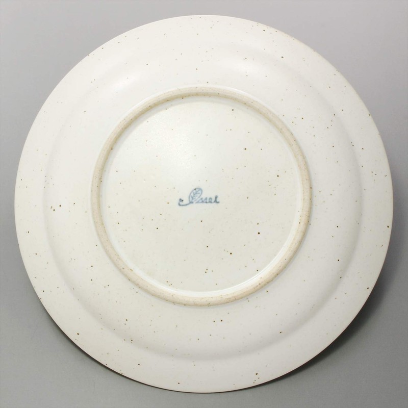 Hasami Pottery Issei Kiln Sweet Flower Plate L 400865 Red