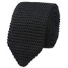 Men's Pointed Knit Tie Necktie Woven Silk Skinny Tie Slim