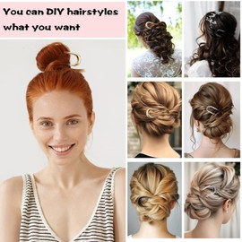 3pcs Metal French Hair Pins for Buns, U Shaped Hair Fork for Thick Hair, U Shaped Hair Pins for Women, French Pins Hair, French Twist Hairpin, Suitable for Hair Style