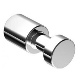 EMCO Flow Wall Mounted Hook Practical Metal Towel Rail High Quality Wall Hook for Towels or Clothes Chrome Silver