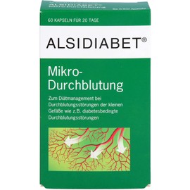 ALSIDIABET Diabetiker Mikro Durchblutung Kapseln 60 St