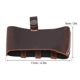 Protector de calzado para motocicleta, Funda protectora para palanca de cambios universal de color marrón para motocicleta(Marrón)