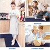 StepRite Kitchen Mats, 2PCS Kitchen Rugs, Cushioned Anti Fatigue Kitchen