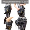 Steampunk Riñonera Riñonera para muslo, bolso de piel gótico para