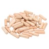 PATIKIL 1/2 Wooden Dowel Pins, 212 Pcs M12x40mm Wood Dowel