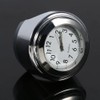 'Qiilu 7/8 "1 Motorcycle Handlebar Mount Clock Perfect Time Keep