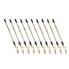 10Pcs Metal Memo Clips Gold Color Electroplated Safe Light Strong