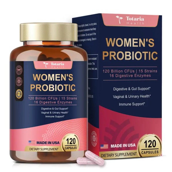 Totaria Probiotics for Women | 120 Billion CFU with Digestive