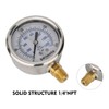 Solimeta 0-200psi Liquid Filled Pressure Gauge, 2.5" Bourdon Tube Pressure