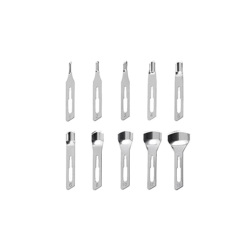 Pack of 10 No. 2 Gouge Blades Foot Care Blades