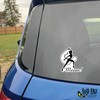 2 Pack Meow Cat Woman Car Decal – Bad Fish
