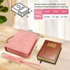Pink Bible Cover Case for Women Girls,Large Bible Covers with
