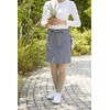 Astro Gardening Apron, Short Length, Navy x Stripe, Saron, Waist