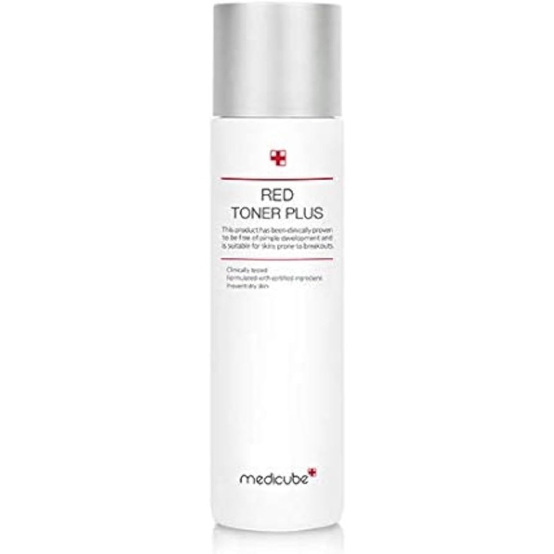 MEDICUBE Red Toner 2.0 Plus, Tónico Facial Coreano con Ácido