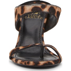 Vince Camuto Women's Brisa Heeled Sandal, Multi Haircalf, 11