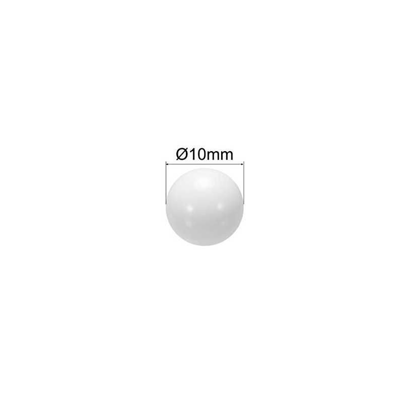 sourcing map POM Coin Ring Balls Plastic Bearing Ball 10