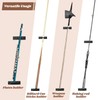 Elifinds Vertical Katana Wall Mount Holder Adjustable Samurai Sword Wall