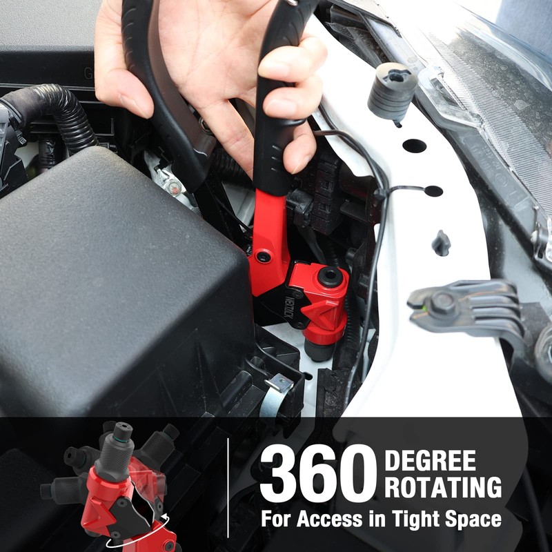 Rivet Gun, NEXTACK Pop Rivet Gun with swivel Head for