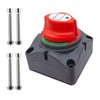 Ampper Battery Disconnect Switch 12V - 48V, Marine Battery Switch
